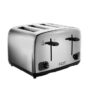 Russell Hobbs 4 Slice Toaster with Perfect Toast Technology for improved evenness (Wide slots, Lift & look feature, 6 Browning levels, Frozen & Cancel function, 1700W, Brushed & Stainless Steel) 24090