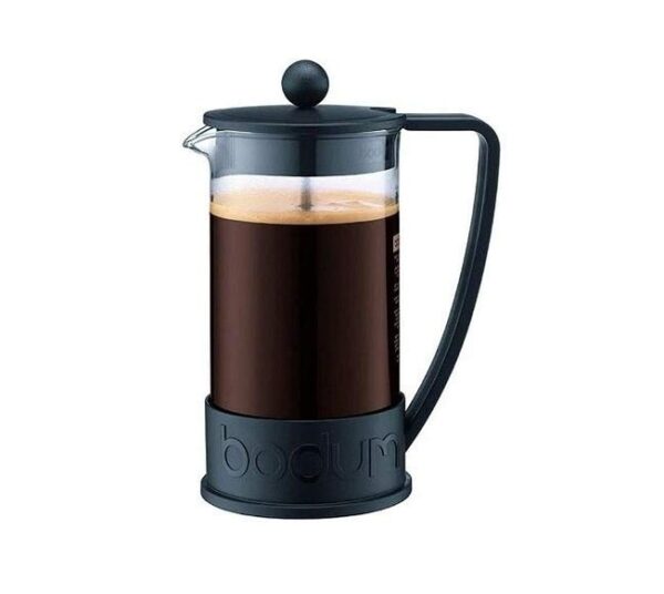 BODUM Brazil 8 Cup French Press Coffee Maker, Black, 1.0 l, 34 oz