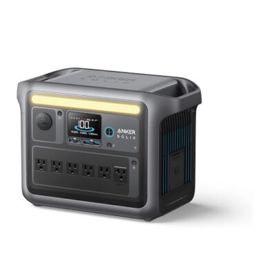Anker SOLIX C1000 Portable Power Station, 1800W (Peak 2400W) Solar Generator, Full Charge in 58 Min, 1056wh LiFePO4 Battery for Home Backup, Power Outages, and Outdoor Camping (Optional Solar Panel)