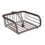 Spectrum Diversified Ashley Flat Holder with Weighted Arm, Napkin Dispenser, Sturdy Steel Kitchen & Dining Room Decor, 1 EA, Bronze