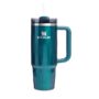 Stanley Quencher H2.0 Tumbler with Handle and Straw 30 oz | Flowstate 3-Position Lid | Cup Holder Compatible for Travel | Insulated Stainless Steel Cup | BPA-Free | Fluted Marina Shine
