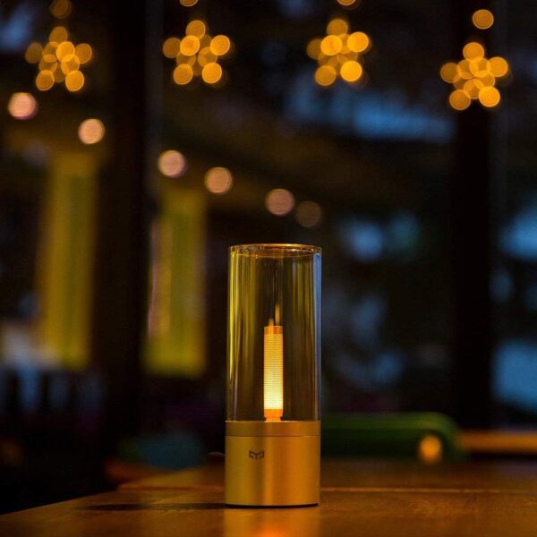 Yeelight Ylfw01Yl Candela, Rechargable Smart Led Candle Ambiance Bluetooth App Rotate Control, Night Light Bedside Lamp, 1800K - Image 4