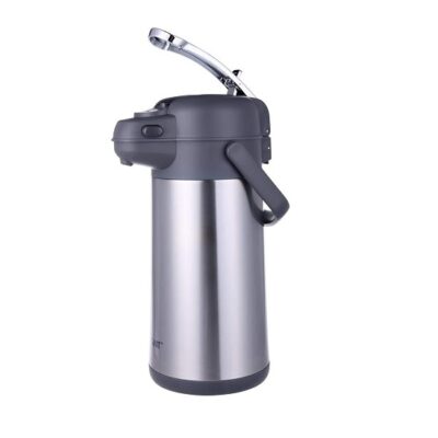GiNT 101 Oz Airpot Coffee Dispenser with Pump, Insulated Coffee Carafe for Hot Liquids, Stainless Steel Vacuum Insulated Pump Dispenser for Hot/Cold Beverages (3L)