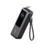 Anker Laptop Power Bank, 25,000mAh Portable Charger with Triple 100W USB-C Ports, Built-in and Retractable Cables, for iPhone 16/15 Series, MacBook, Samsung, and More (Flight-Approved)