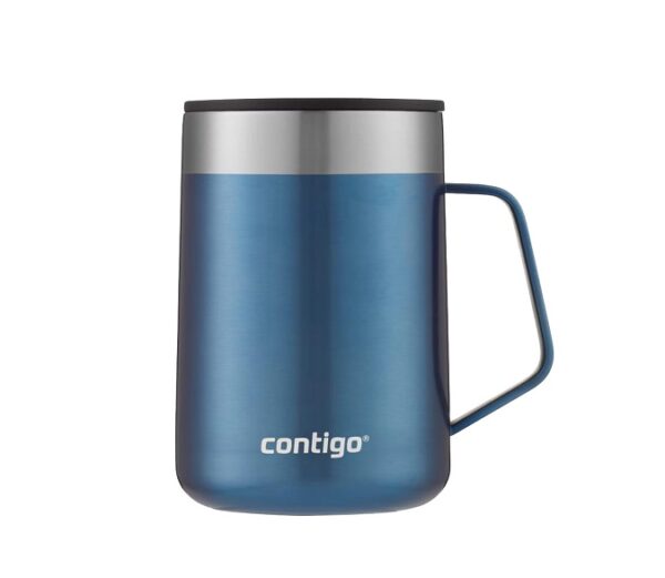 Contigo Streeterville Desk Mug SS 14 oz Blue Corn