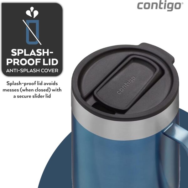 Contigo Streeterville Desk Mug SS 14 oz Blue Corn - Image 3