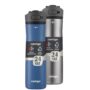 Contigo Ashland Chill 2.0, 2-Pack, 24oz, Stainless Steel with Straw and Handle, Dual Insulated for Cold and Hot Drinks, Blue Corn and Stainless Steel