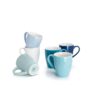 Sweese Porcelain Coffee Mugs - 16 Ounce - Set of 6, Cups for Latte, Hot Tea, Cappuccino, Mocha, Cocoa, Multicolor, Blue Assorted Colors