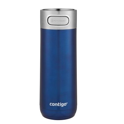 Contigo Luxe Vacuum-Insulated Stainless Steel Thermal Travel Mug 16 Ounces Stainless Steel