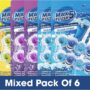 Toilet Rim Block Cleaner Mixed Set of 6 (Twin Pack)