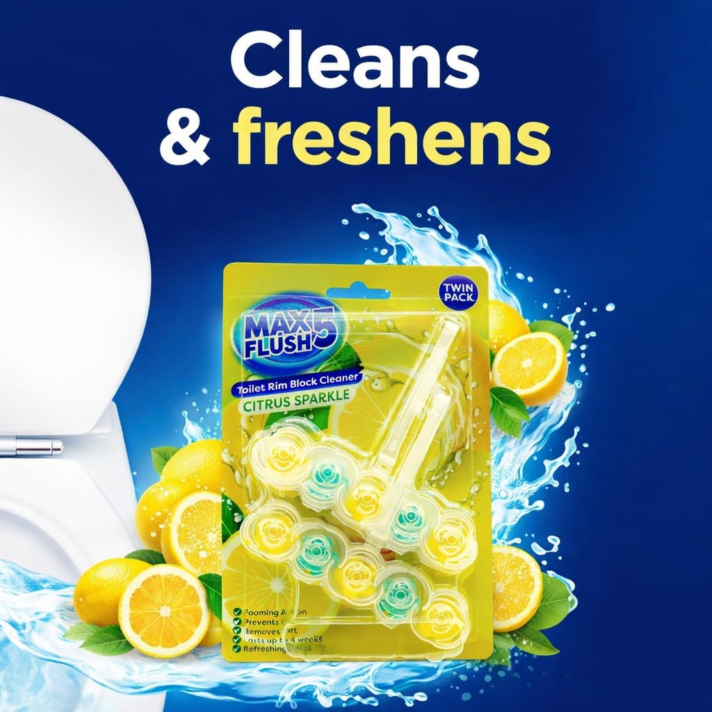 Toilet Rim Block Cleaner Mixed Set of 6 (Twin Pack) - Image 4